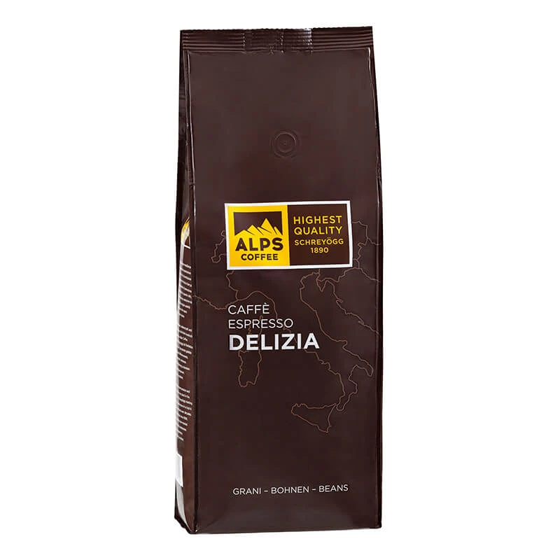 Delizia Delizia -Eureka Kaffee Geschaft 100096 100096 alps coffee delizia 1000g bohne