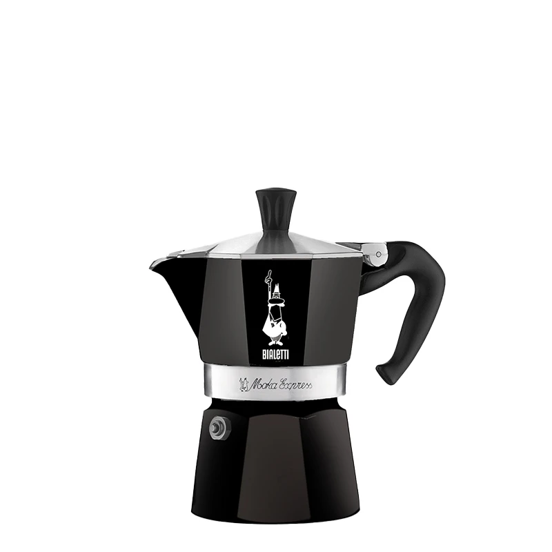 Moka Express - 3 Tassen SCHWARZ Bialetti Moka Express - 3 Tassen SCHWARZ -Eureka Kaffee Geschaft 102267 102267 bialetti moka express 3 tassen schwarz 1