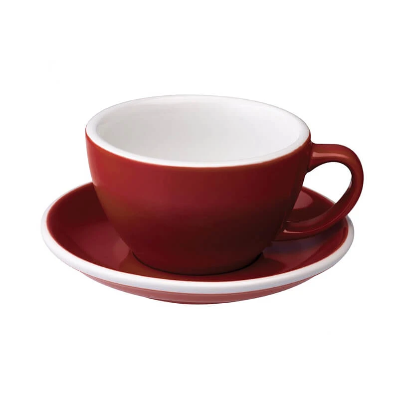 Milchkaffeetasse Egg Red Milchkaffeetasse Egg Red -Eureka Kaffee Geschaft 103118 103118 loveramics milchkaffeetasse egg red