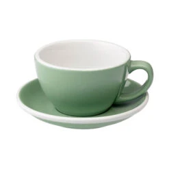 Milchkaffeetasse Egg Mint