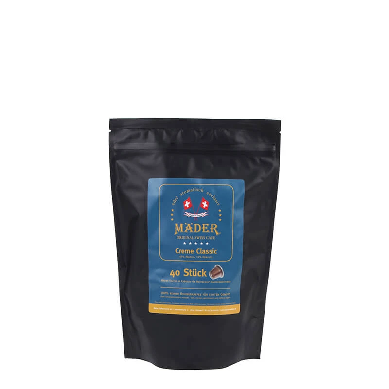 Creme Classic 40 Kapseln Creme Classic 40 Kapseln -Eureka Kaffee Geschaft 103242 103242 maederkaffee creme classic nespresso kapseln 40 stueck
