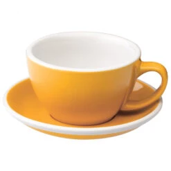 Milchkaffeetasse 300ml Yellow