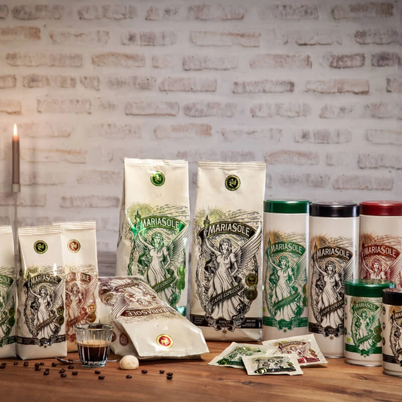 Bio Caffè Espresso E.S.E. Pads 50 Stück Bio Caffè Espresso E.S.E. Pads 50 Stück -Eureka Kaffee Geschaft 104693 104693 mariasole espresso crema biocafe mood