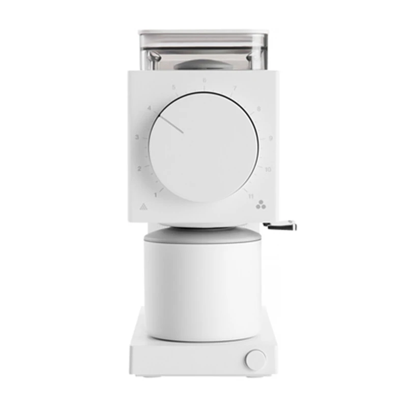 Ode Brew Grinder Kaffeemühle weiß Ode Brew Grinder Kaffeemühle Weiß -Eureka Kaffee Geschaft 104984 104984 fellow ode brew grinder kaffeemuehle weiss vorne