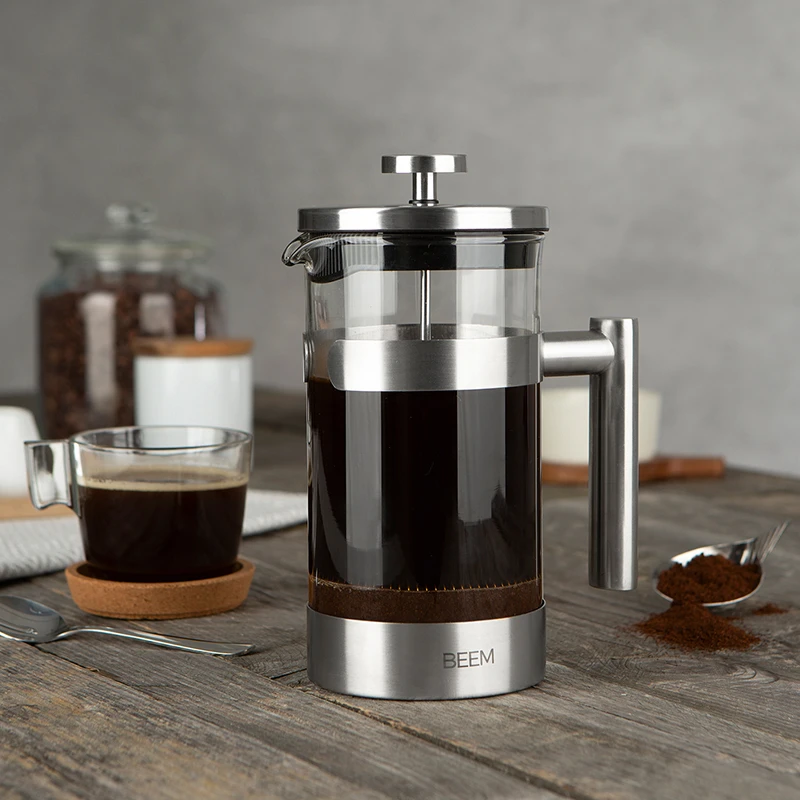 French Press 1000 ml Edelstahl French Press 1000 Ml Edelstahl -Eureka Kaffee Geschaft 105210 105210 beem kaffeebereiter french press 1000ml mood