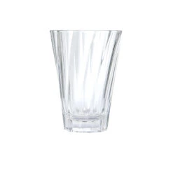 Twisted Latte Glass Clear 360 Ml