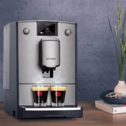 NICR 695 CafeRomatica -Eureka Kaffee Geschaft 105383 105383 nivona caferomatica nicr 695 titan chrom 3