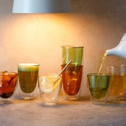 Stack Thermo Glass 200 Ml Semi-Green 4 Stack Thermo Glass 200 Ml Semi-Green -Eureka Kaffee Geschaft 105413 105413 carl henkel stack thermo glass 200 ml semi green mood