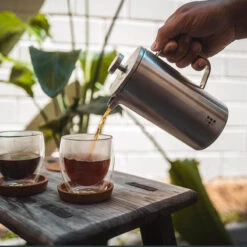 Frenchpress 350 Ml Edelstahl Gebürstet -Eureka Kaffee Geschaft 105544 105544 coyooco frenchpress 350ml edelstahl gebuerstet 2