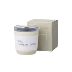 Kinto To-Go Tumbler 240 Ml Mit Stöpsel Weiss -Eureka Kaffee Geschaft 105560 105560 kinto togotumbler 240ml with plug white 3