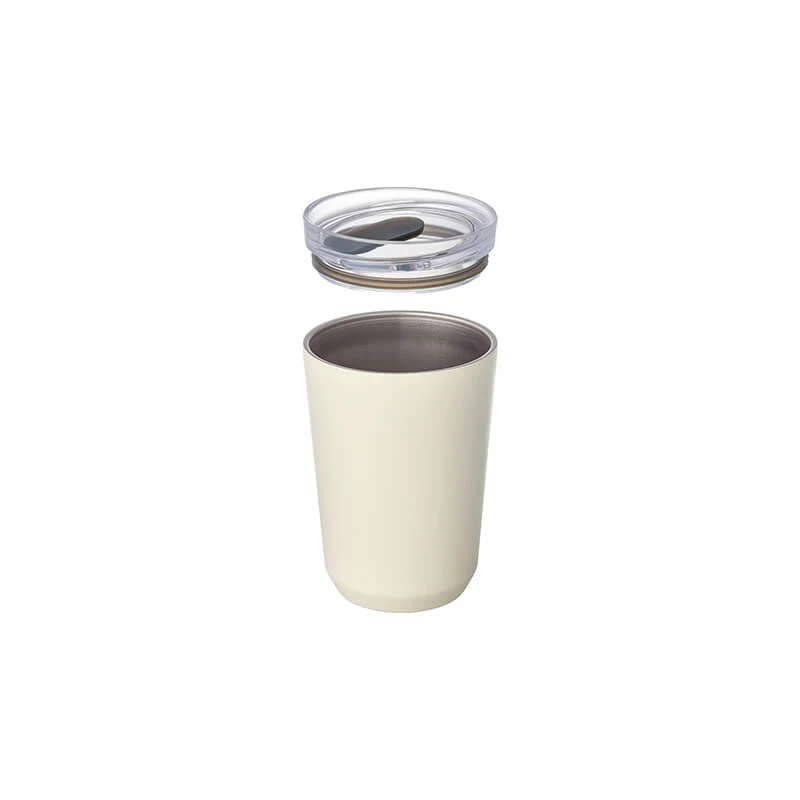 To-Go Tumbler 360 ml mit Stöpsel weiss Kinto To-Go Tumbler 360 Ml Mit Stöpsel Weiss -Eureka Kaffee Geschaft 105565 105565 kinto togotumbler 360ml with plug white 2