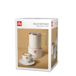 Illy Milchaufschäumer weiss -Eureka Kaffee Geschaft 105712 105712 illy milchaufschaeumer weiss karton