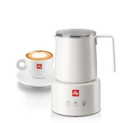Illy Milchaufschäumer weiss -Eureka Kaffee Geschaft 105712 105712 illy milchaufschaeumer weiss mittasse